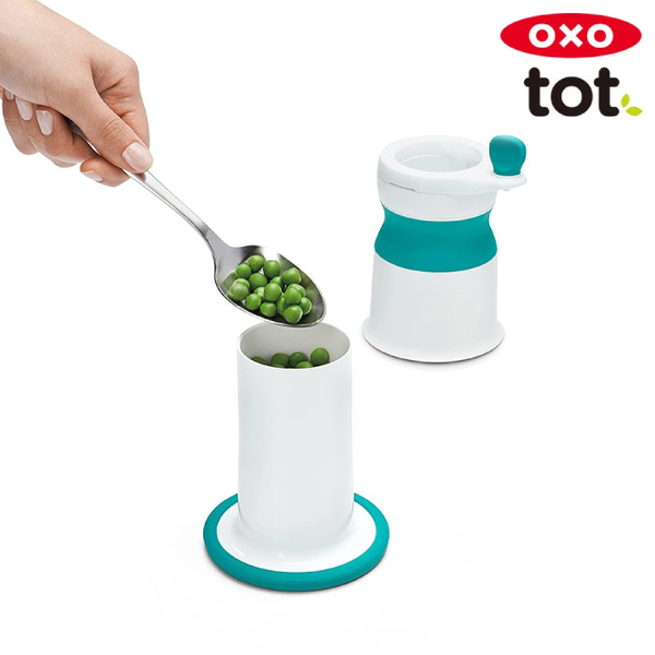 美國 OXO tot 好滋味研磨器-靚藍綠|副食品研磨 product thumbnail 4