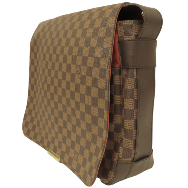 【二手名牌BRAND OFF】LOUIS VUITTON 路易威登 棕色 PVC塗層帆布 Bastille 棋盤格 郵差包 N45258 product thumbnail 3