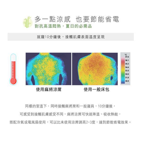 BELLE VIE 雙人5尺【碳化3D壓邊 棉繩麻將型 孟宗竹涼蓆】麻將蓆 竹蓆 涼墊 product thumbnail 7