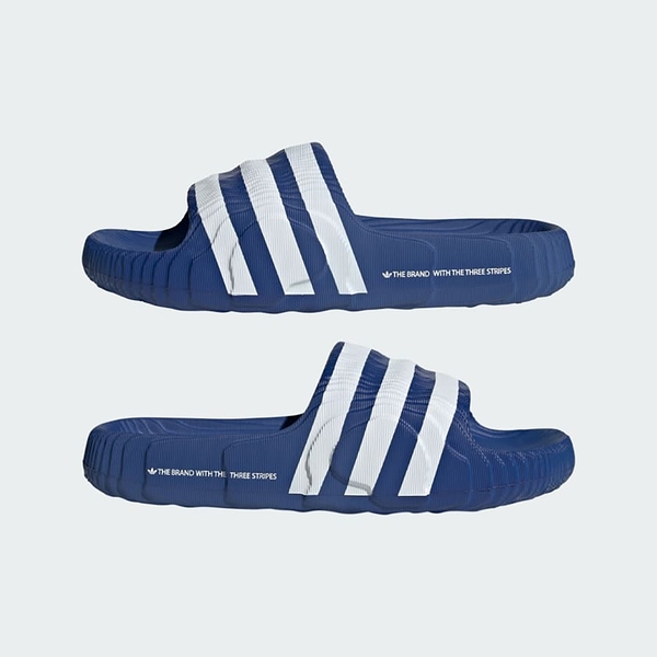 adidas ADILETTE 22 拖鞋 男 穿搭 夏日 運動 三葉草 藍白 IF3667