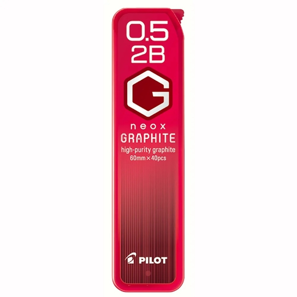 PILOT百樂 超級G 0.5自動鉛筆芯-2B/紅