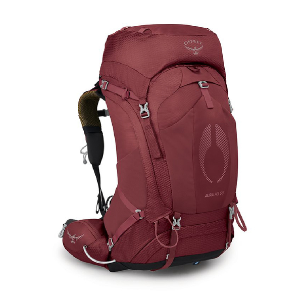 【OSPREY 美國 Aura AG 50 M/L 登山背包《莓果冰沙紅》50L】自助旅行/雙肩背包/行李背包 product thumbnail 3