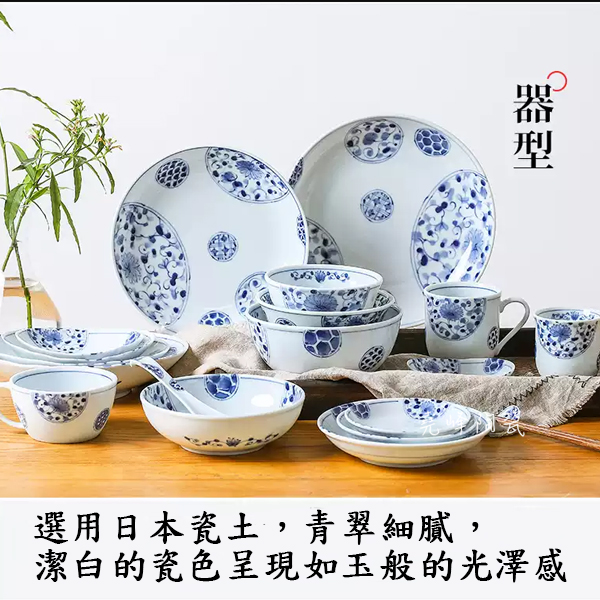 【堯峰陶瓷】日本伊萬里7.5吋圓盤 |日本美濃燒套組餐具系列|餐廳營業用