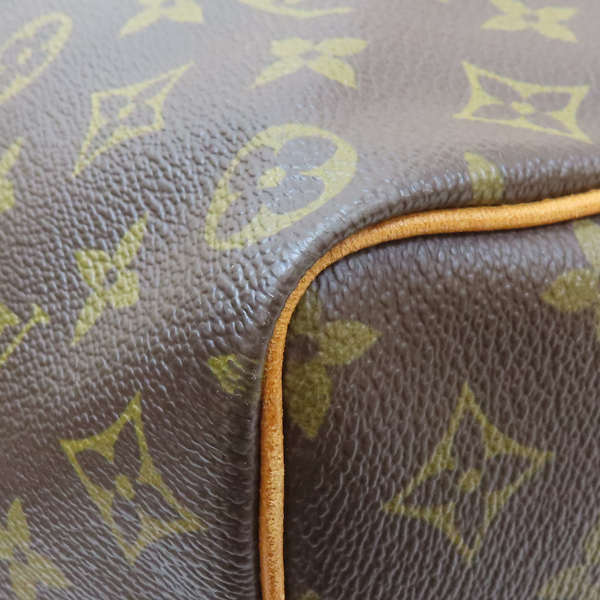 LOUIS VUITTON LV 路易威登 棕色 原花帆布 大型 Keepall 50 手提包 金扣 M41426 【二手名牌BRAND OFF】 product thumbnail 9