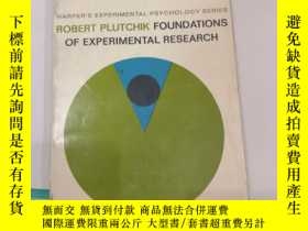 二手書博民逛書店robert罕見plutchik foundations of experimental research（V09