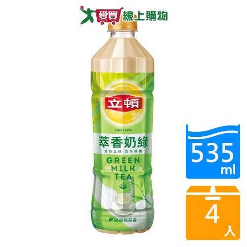 立頓萃香奶綠535ml*4【愛買】