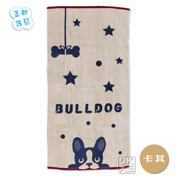 法國鬥牛犬 無撚紗大浴巾 法鬥 純棉 柔軟蓬鬆 大浴巾 Bulldog Towel【DK大王】 product thumbnail 3