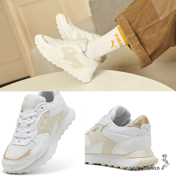 Puma 女鞋 休閒鞋 拼接 謝欣穎 米白【運動世界】39377002 product thumbnail 6