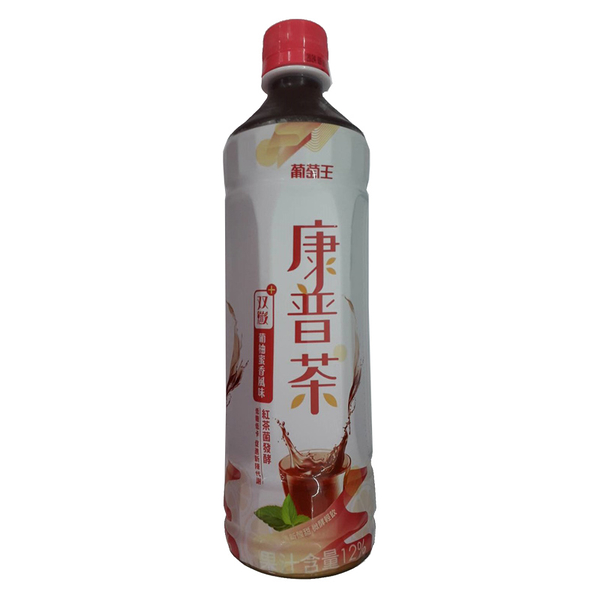 葡萄王 康普茶雙纖飲 葡柚蜜香 530ml【康鄰超市】