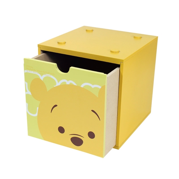 【震撼精品百貨】Winnie the Pooh 小熊維尼~台灣授權維尼TSUM TSUM維尼中型積木盒*38520