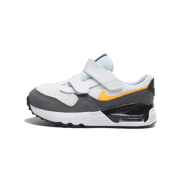 NIKE 童鞋 休閒鞋 AIR MAX SYSTM 白 黃灰黑 小童 DQ0286-104 product thumbnail 4