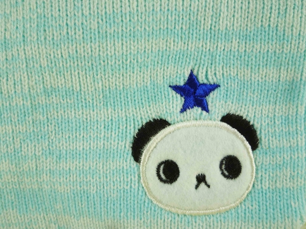 【震撼精品百貨】San-X動物家族_熊貓~側背袋-藍星 product thumbnail 2
