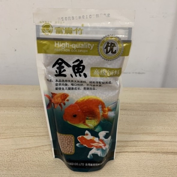 富貴竹高級小顆粒散裝魚飼料金魚飼料觀賞魚飼料 100g 777 8492