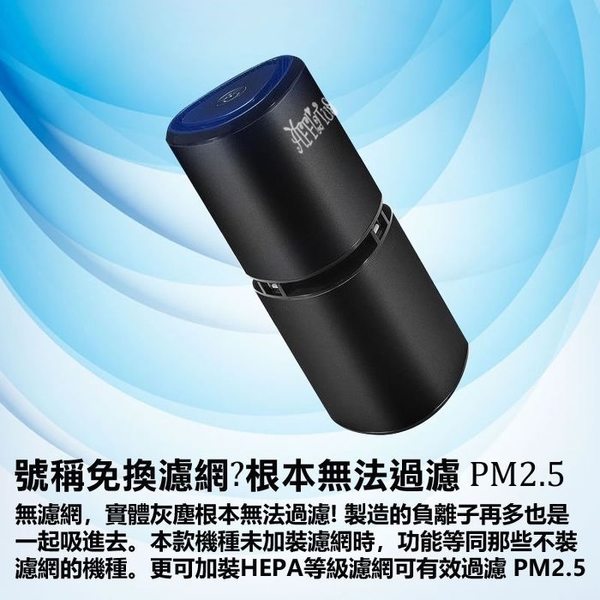 【台灣品牌】最新款HEPA濾網過濾PM2.5空氣濾清淨器負離子低於五折限時挑戰全台優惠 product thumbnail 3