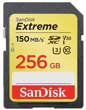 【聖影數位】Sandisk Extreme SDXC 256GB 記憶卡 150MB/s C10 U3 V30 SD 256G【公司貨終身保】SDSDXV5