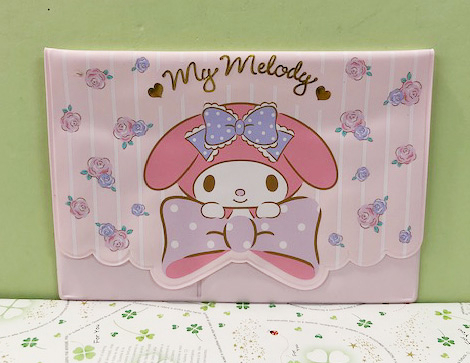 【震撼精品百貨】My Melody_美樂蒂~Sanrio 存摺卡片套-玫瑰#57981
