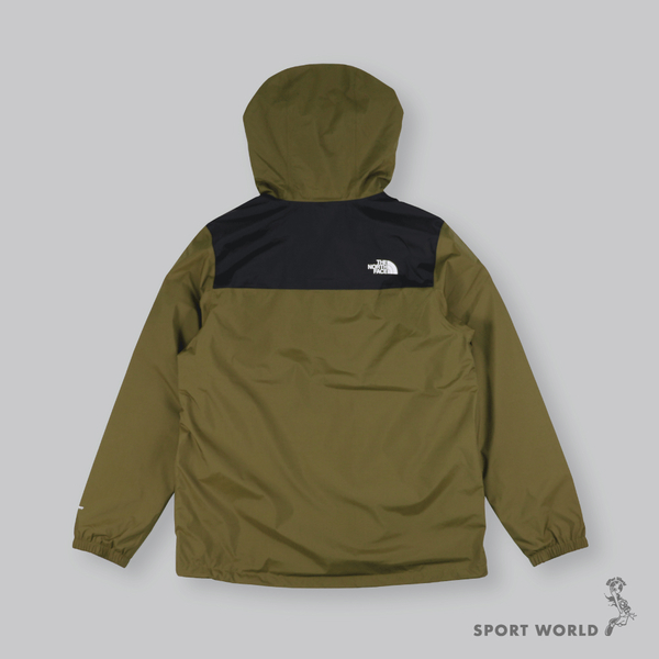 The North Face 男裝 兩件式連帽外套 3效能 防水 防風 橄欖綠【運動世界】NF0A7W7TWMB product thumbnail 4