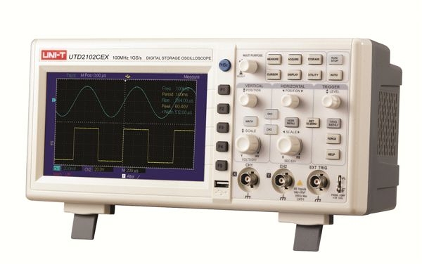 泰菱電子 台灣總代理 100MHz 數位示波器 UNI-T 優利德 UTD-2102CEX+ TECPEL