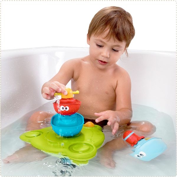 以色列 Yookidoo 戲水玩具-海洋公園疊疊樂噴泉/洗澡玩具/麗兒采家 product thumbnail 5
