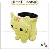【愛車族】黑貓物語 垃圾置物桶 (黃色)