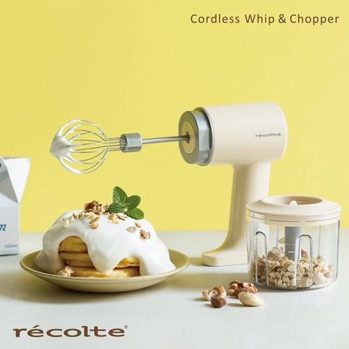 日本recolte 麗克特 Cordless 手持攪拌調理機-共兩色