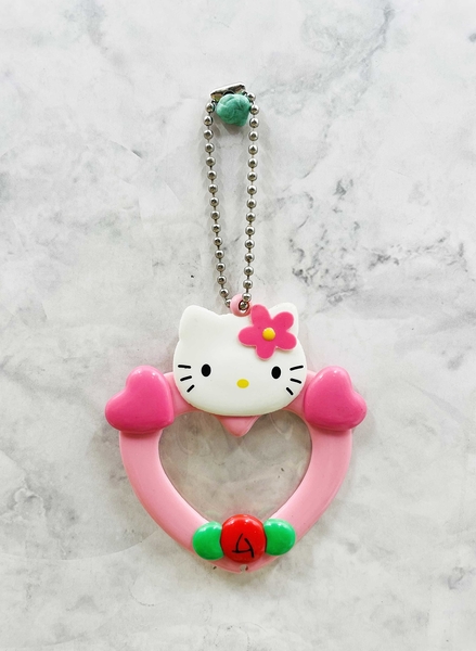 【震撼精品百貨】Hello Kitty 凱蒂貓~日本SANRIO三麗鷗 KITTY吊飾鎖圈-相框*00033