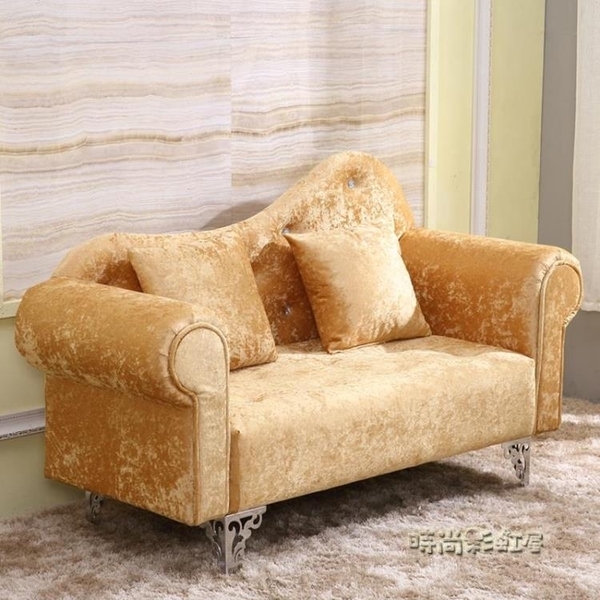 簡約歐式小型布藝沙發組合小戶型臥室雙人沙發客廳組裝三人貴妃椅MBS 「時尚彩紅屋」