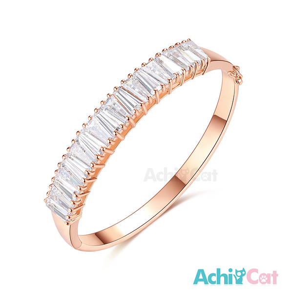 AchiCat 手環 正白K 氣質高貴 玫金款 B7006