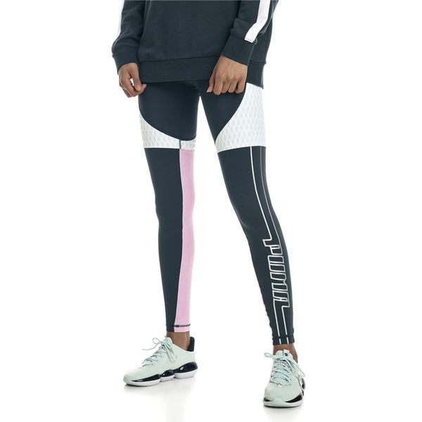 Puma Training 女 綠粉 緊身褲 運動長褲 運動緊身 內搭褲 Leggings 慢跑 瑜珈 束褲 51737603