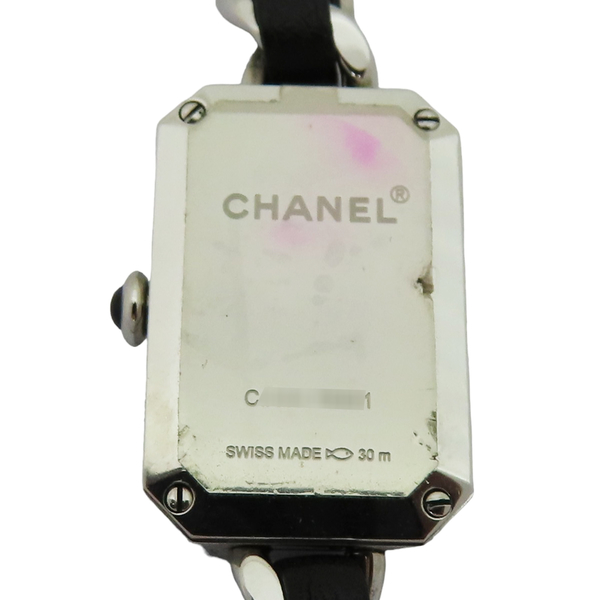 【二手名牌BRAND OFF】CHANEL 香奈兒 PREMIERE ICONIC CHAIN 皮革鍊帶 石英腕錶 H7023 product thumbnail 6