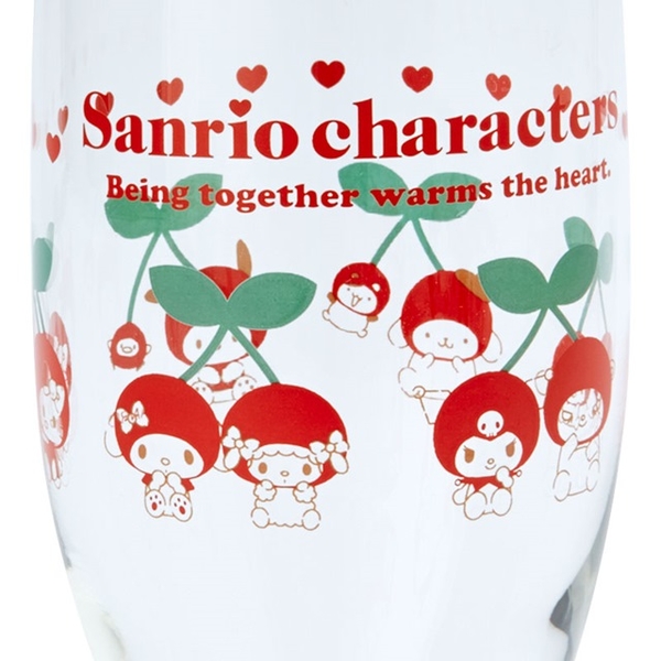 小禮堂 Sanrio大集合 櫻桃矮腳玻璃杯 (那年，我們的春天) 4550337-913543 product thumbnail 3