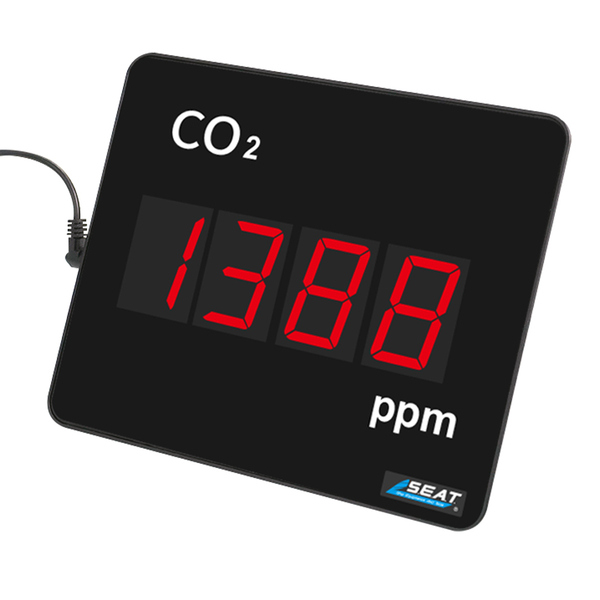 GUYSTOOL 二氧化碳偵測器 空氣品質監測 二氧化碳監測儀 MET-LEDC7 二氧化碳濃度偵測 co2監測儀 product thumbnail 2