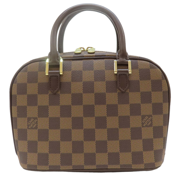 【二手名牌BRAND OFF】LOUIS VUITTON LV 路易威登 棕色 棋盤格 PVC塗層帆布 Sarria Mini 手提包 N51286