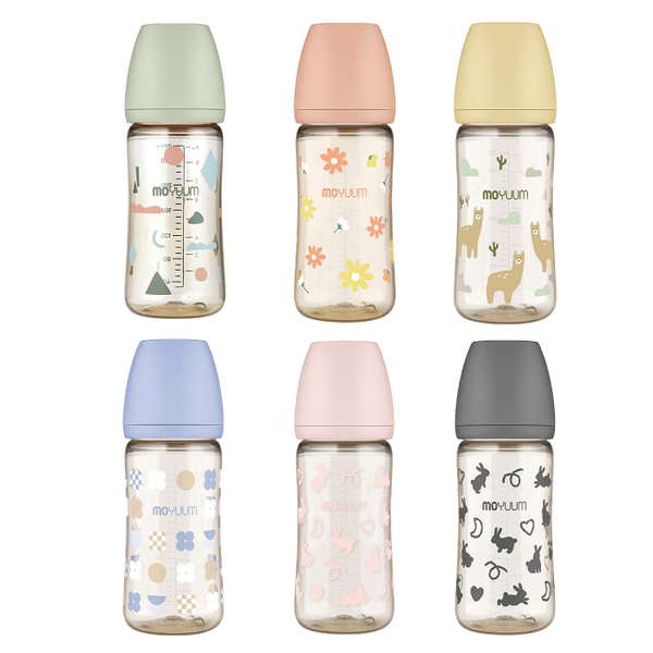 韓國 MOYUUM PPSU寬口奶瓶270ml-設計款(多款可選)
