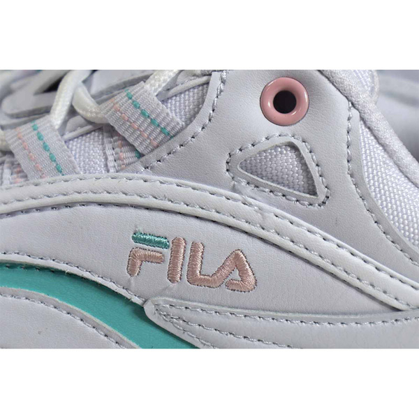 FILA RAY 運動鞋 男女鞋 中性款 白/粉綠 5-C128X-145 no260 product thumbnail 5