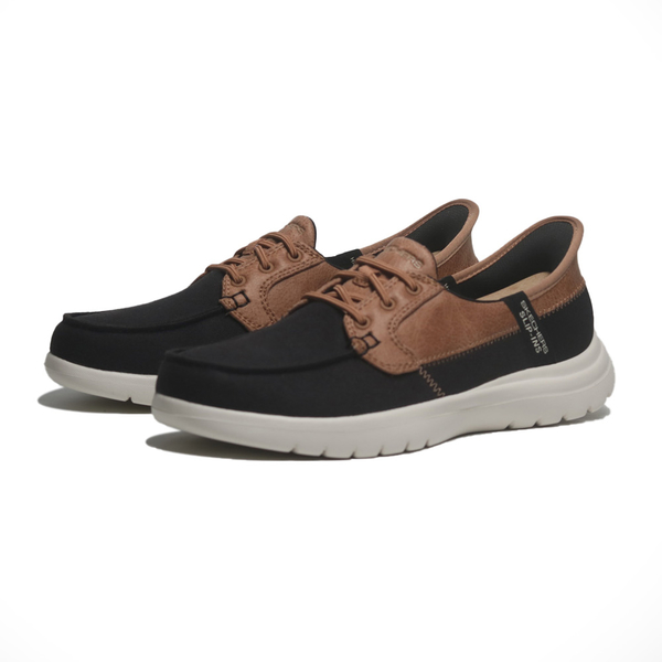 SKECHERS 休閒鞋 ON THE GO FLEX 黑色 瞬穿 帆船鞋 女 136536BKW