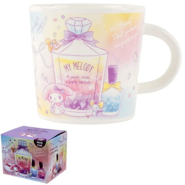 asdfkitty*美樂蒂化妝品陶瓷馬克杯-250ML-日本正版商品