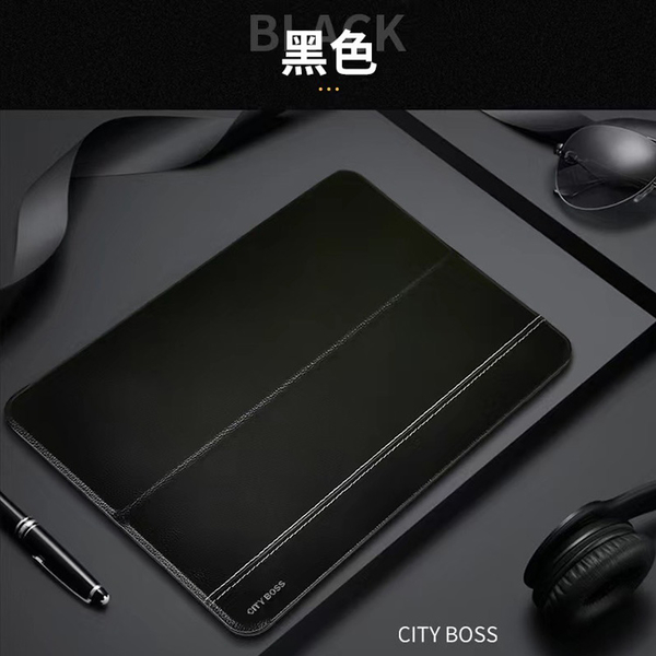 CITY for iPad Pro10.5 2017 / Air3 2019 牛皮帶筆槽側掀三段式磁吸立架 product thumbnail 9