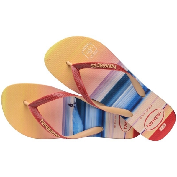 havaianas 哈瓦士 巴西人字拖 男款 Top surf sessi 橘紅 海灘鞋 拖鞋 夾腳拖【南風百貨】 product thumbnail 2