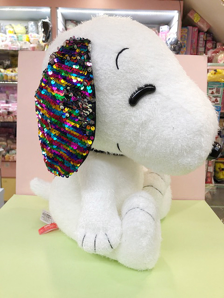 【震撼精品百貨】史奴比Peanuts Snoopy ~SNOOPY 絨毛娃娃-彩色耳朵#29187