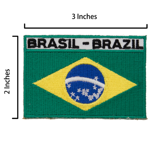 巴西 熨燙袖標 電繡燙布貼紙 背包貼 電繡布貼 布藝臂章 熨斗貼章 布藝貼章 搖滾