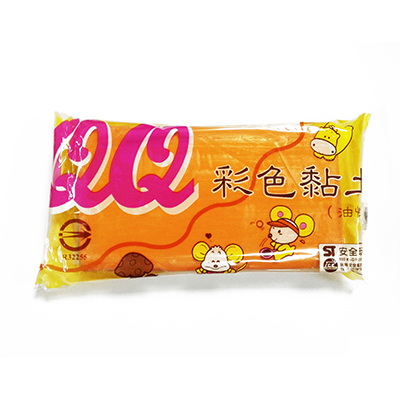 QQ彩色油黏土/油粘土橘色 約400g