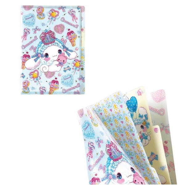 小禮堂 Sanrio 三麗鷗 x 飴ノ森ふみか A5 三層資料夾 (蕾絲款) Kitty 酷洛米 product thumbnail 3