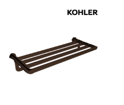 【 麗室衛浴】美國KOHLER K-97497T-2BL 雙層毛巾架