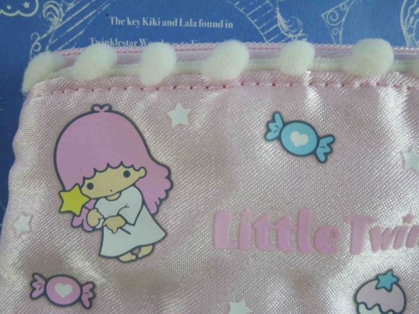 【震撼精品百貨】Little Twin Stars KiKi&LaLa 雙子星小天使~面紙化妝包_粉 product thumbnail 2