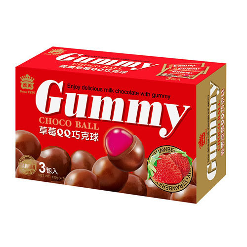 草莓ＱＱ巧克球（量販盒）