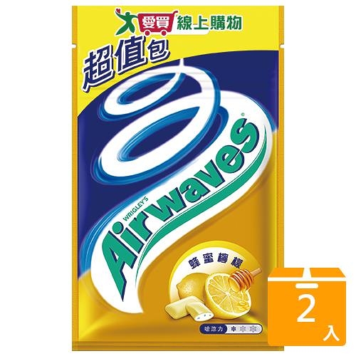 AIRWAVES蜂蜜檸檬超值包62G【兩入組】【愛買】