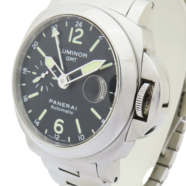 【二手名牌BRAND OFF】PANERAI 沛納海 LUMINOR GMT 44 雙時區 自動上鍊 腕錶 PAM00297 product thumbnail 3