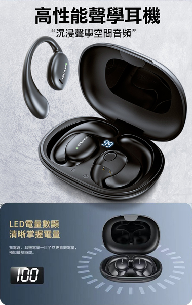 AWEI T80 OWS開放式空氣傳導 真藍牙耳機 product thumbnail 8