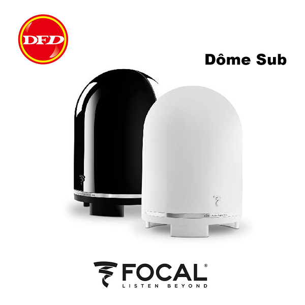 法國 Focal DOME Subwoofer 時尚鏡面低音喇叭 Sub (白色 / 黑色) 公司貨